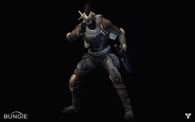 Halo character in combat stance