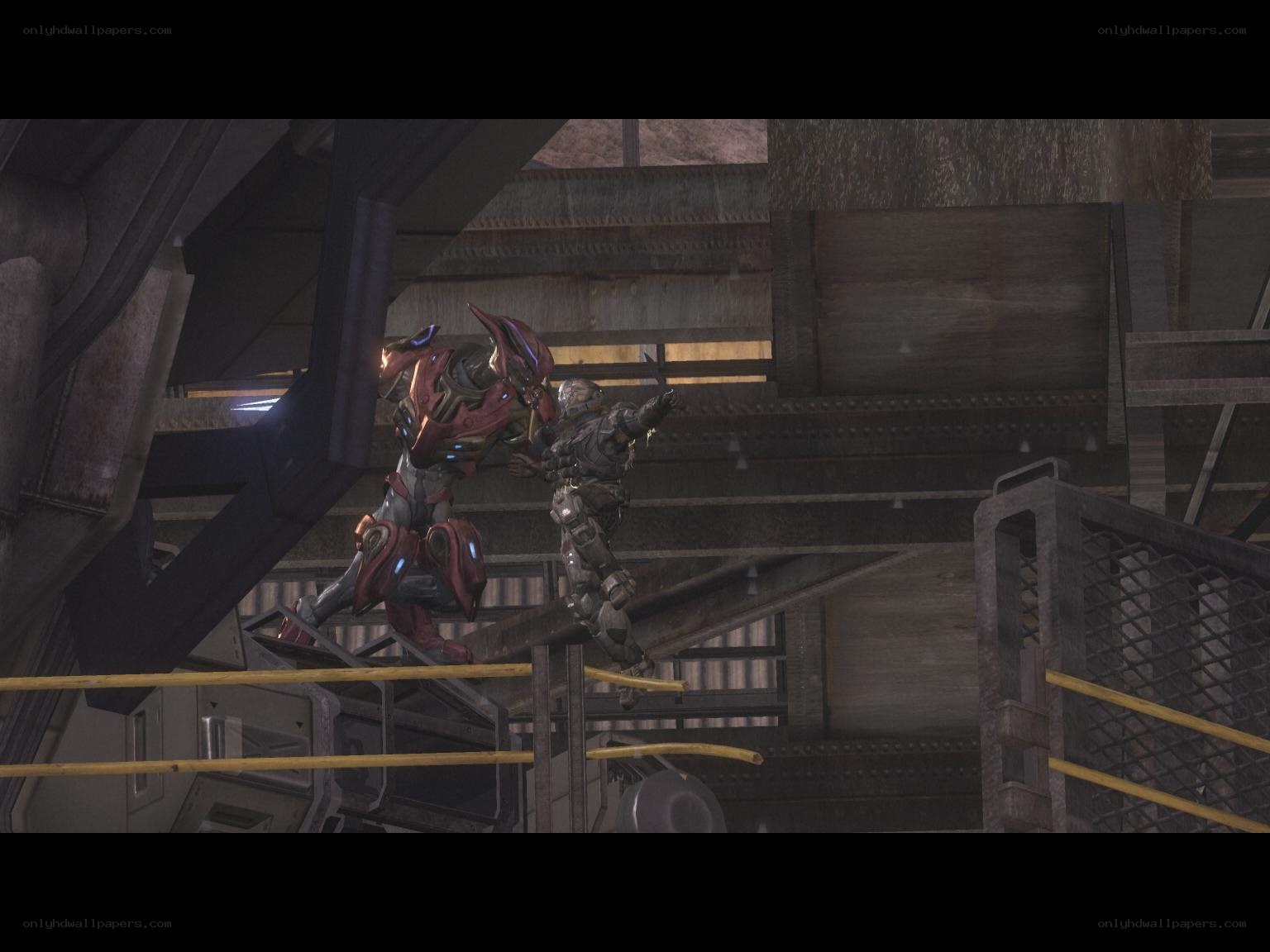 Halo combat scene