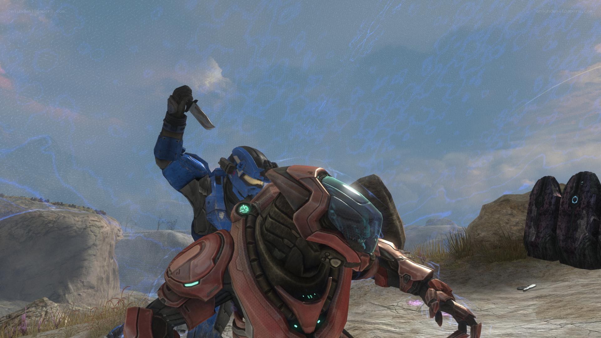 Halo combat scene