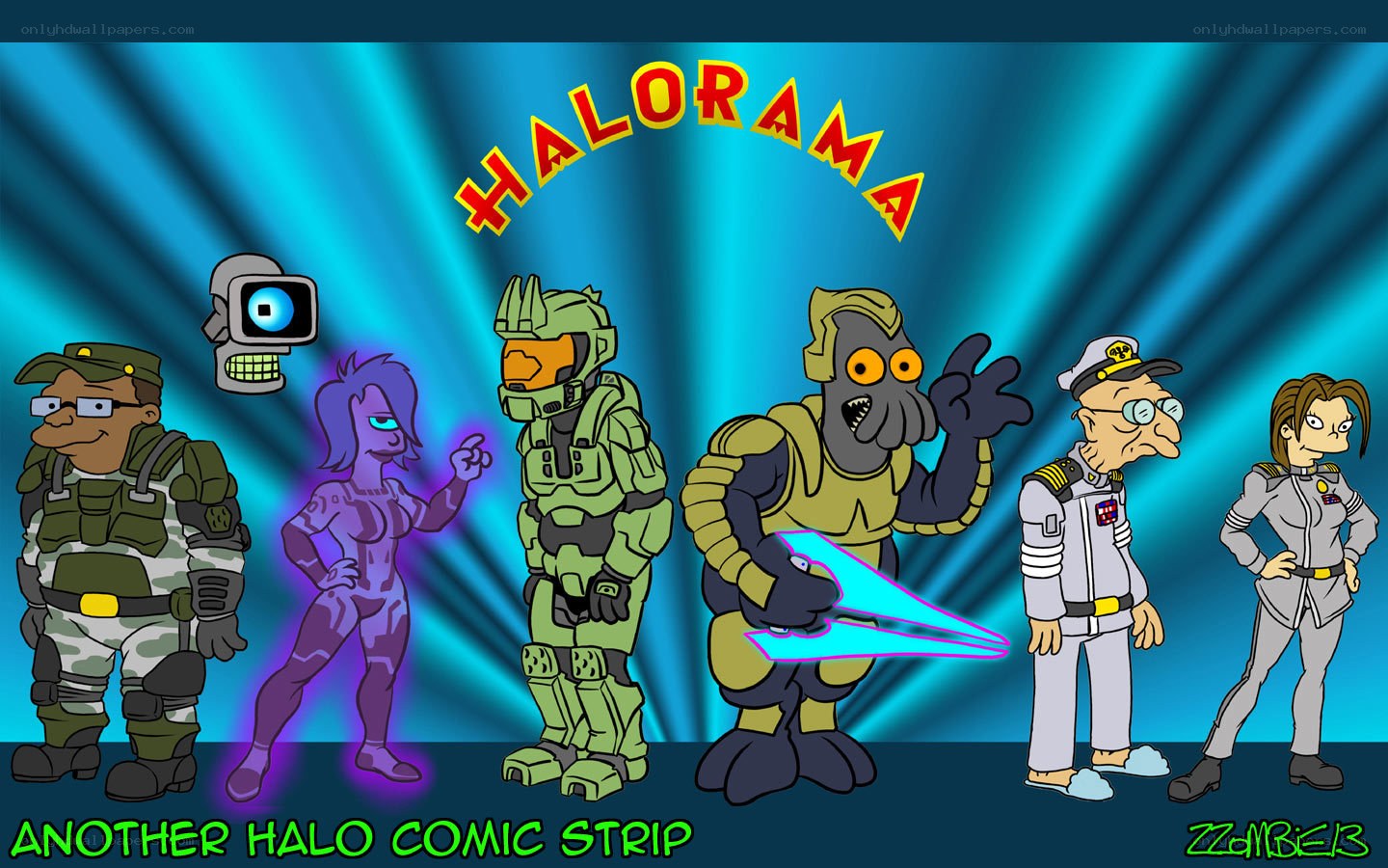 Halo comic strip characters