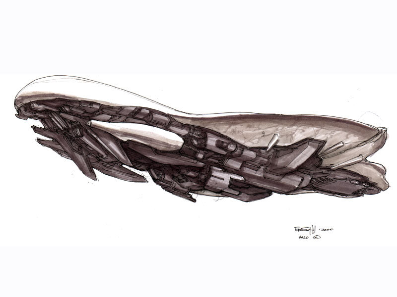 Halo concept art sketch