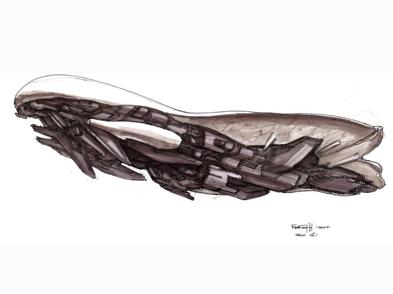 Halo concept art sketch