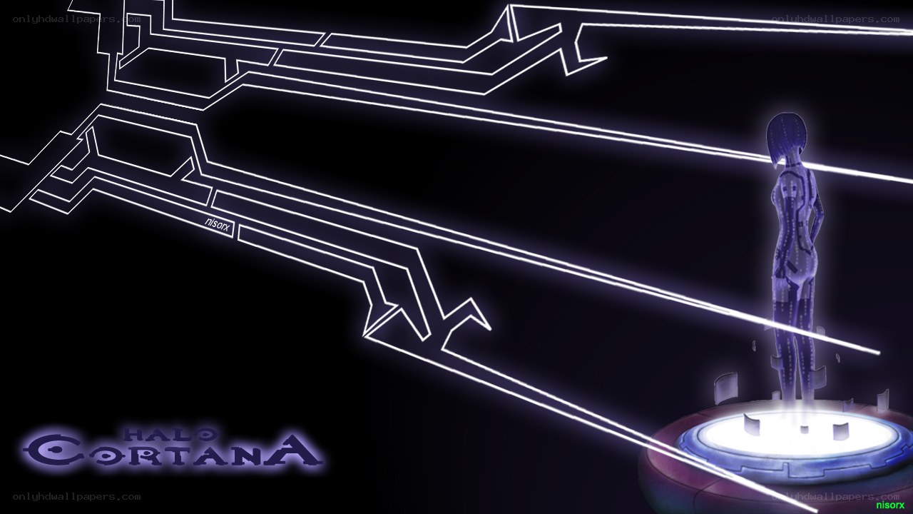 Halo Cortana digital art