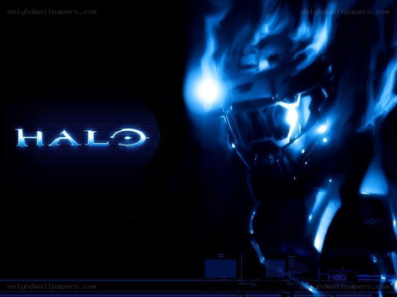 Halo game logo and character