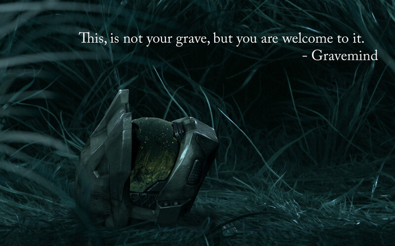 Halo helmet in grass