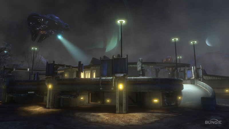 Halo: Nighttime Alien Landing