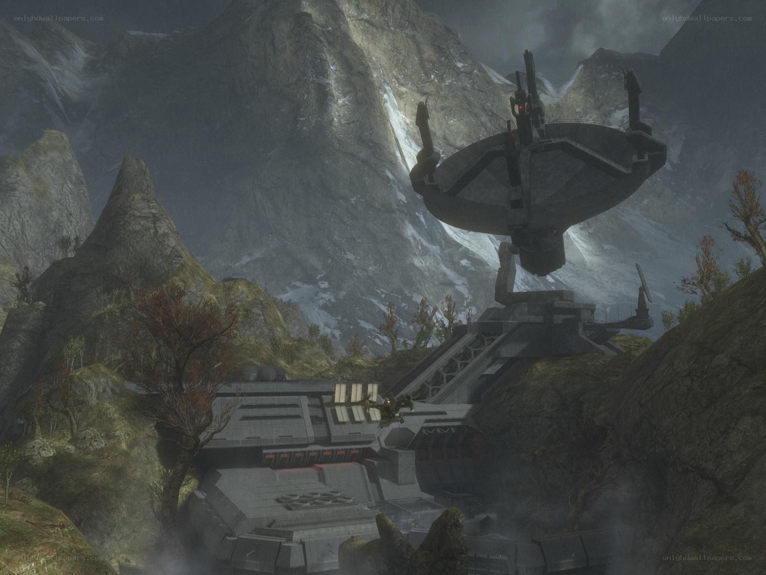 Halo: ODST base in mountains