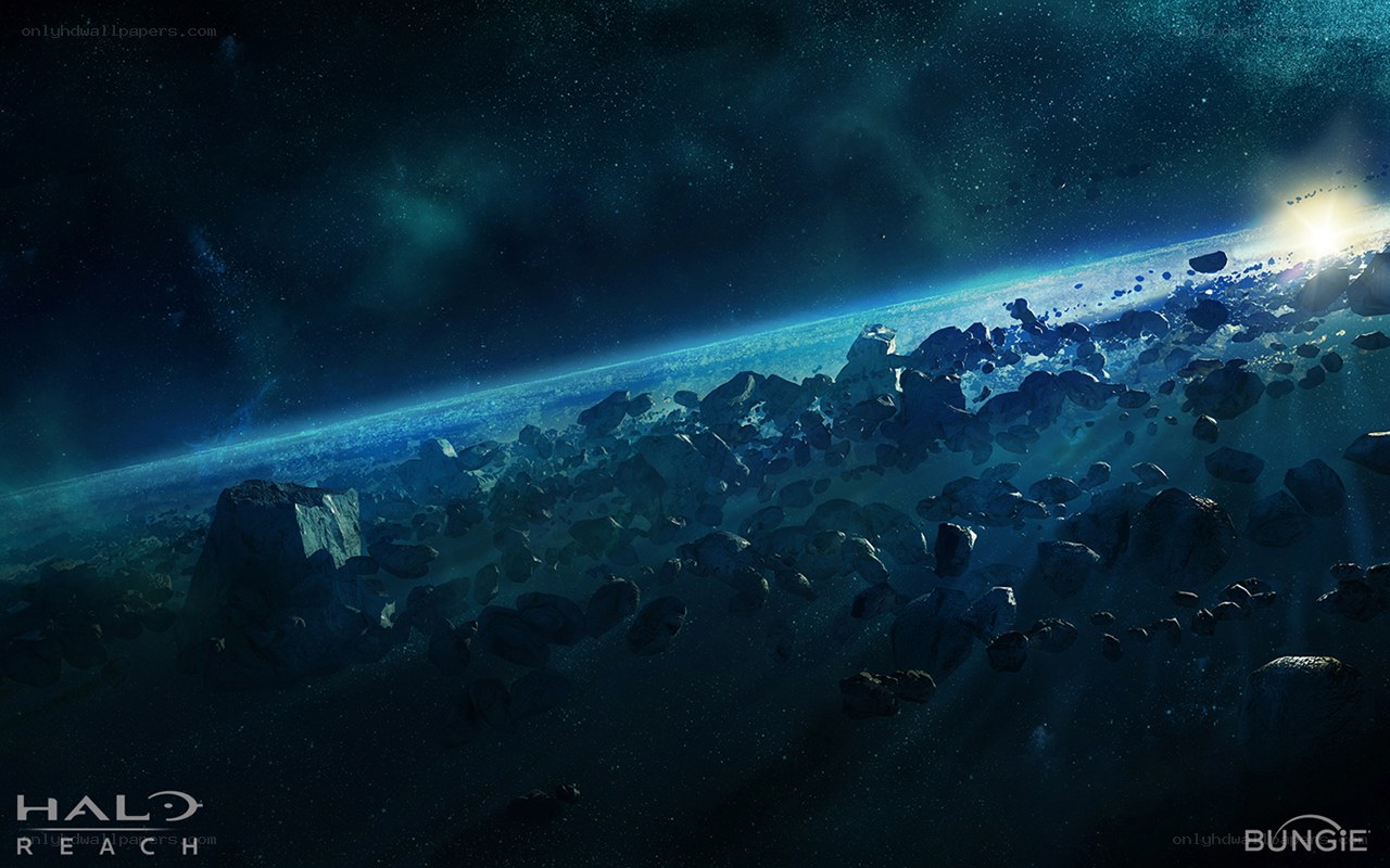 Halo Reach asteroid field