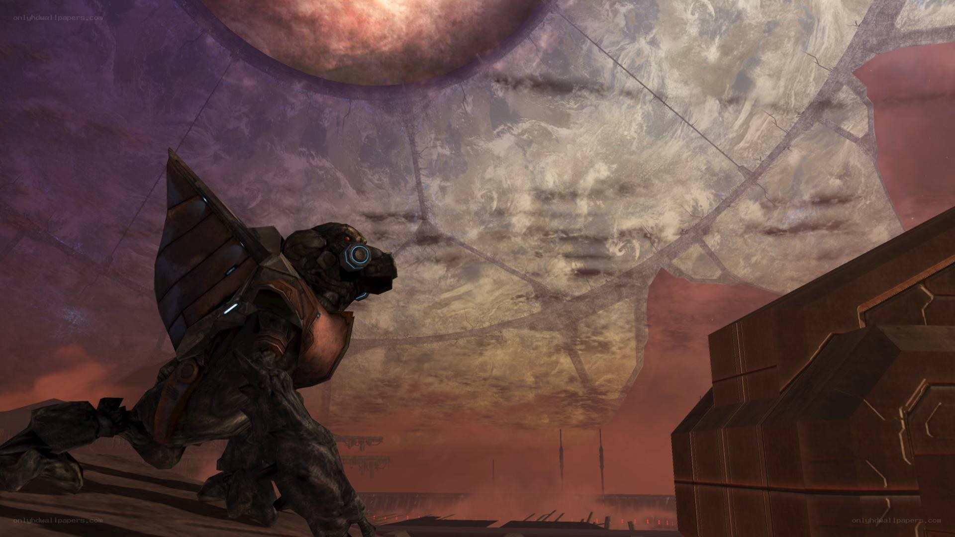 Halo Reach combat scene