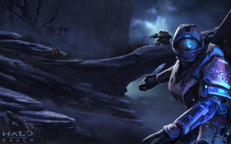 Halo Reach combat scene