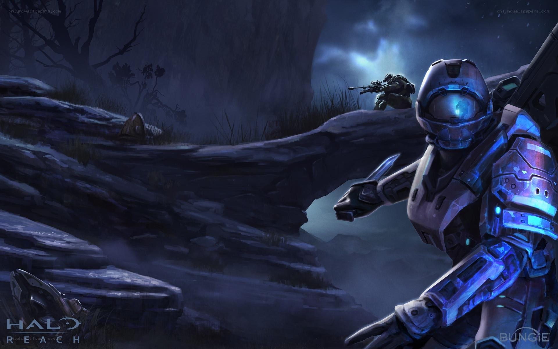 Halo Reach combat scene