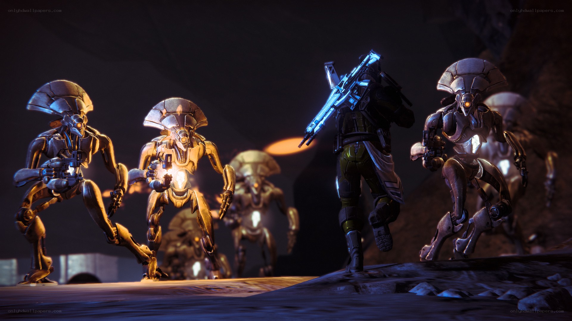 Halo: Reach combat scene