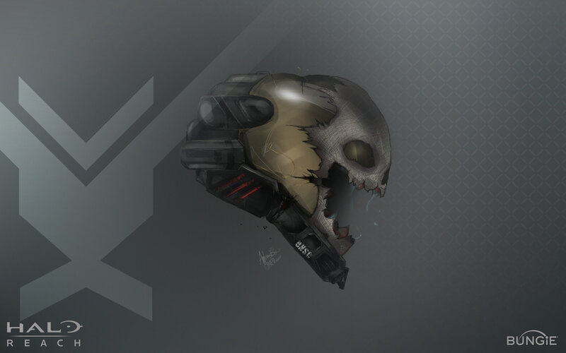Halo Reach helmet concept art