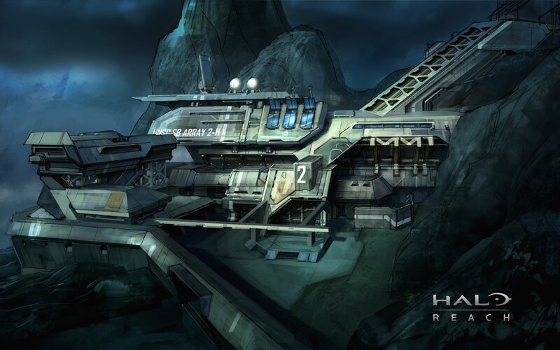 Halo Reach Military Base — Gray