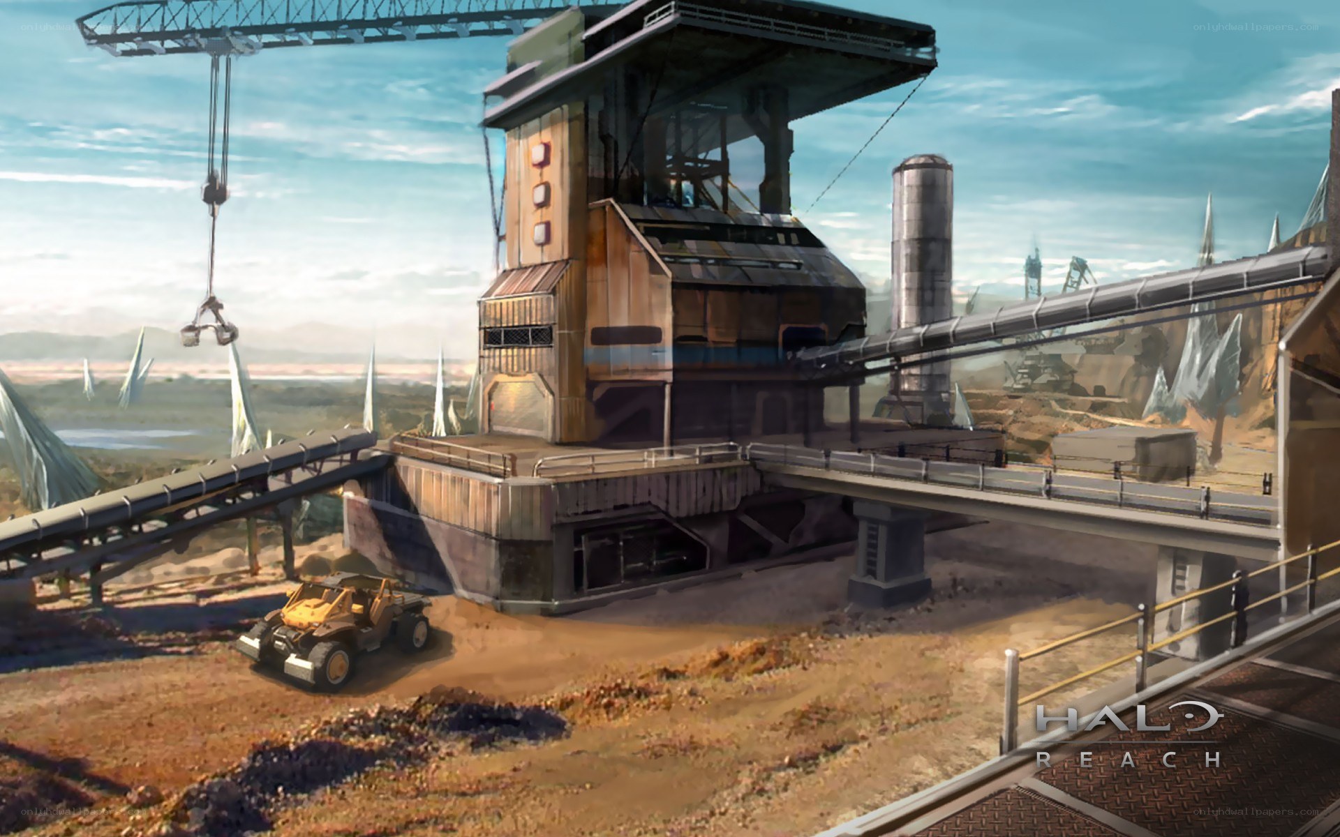 Halo Reach mining facility