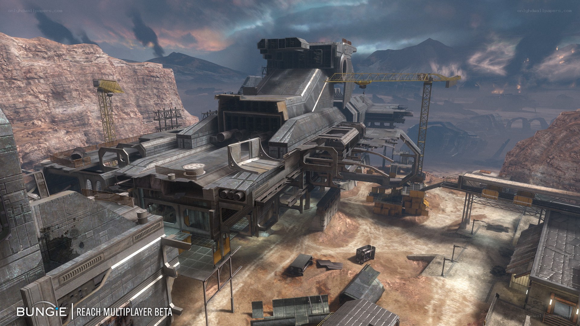 Halo Reach multiplayer beta scene