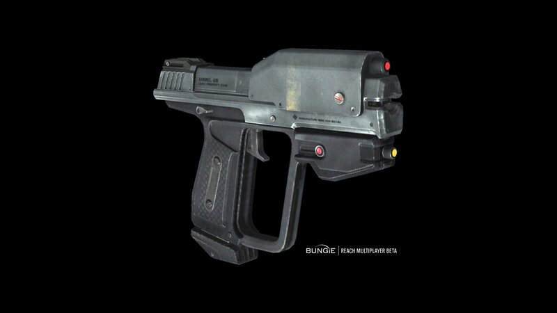 Halo Reach pistol model