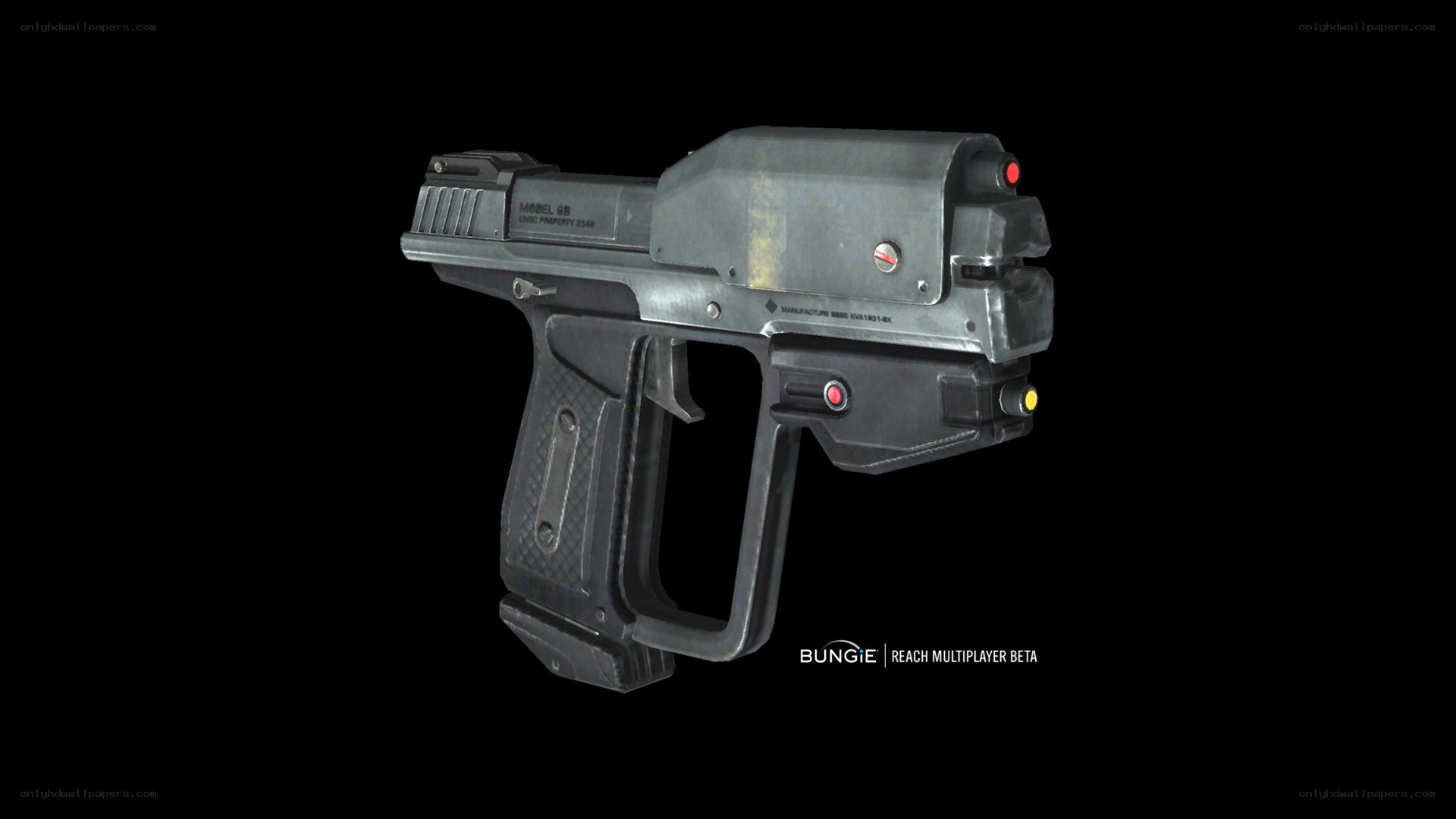 Halo Reach pistol model