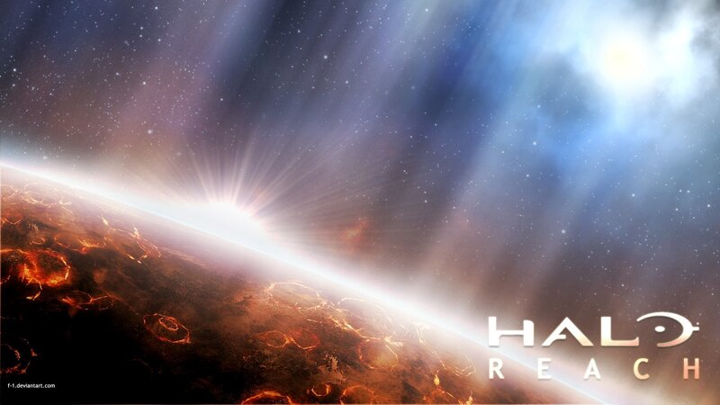 Halo Reach planet sunrise