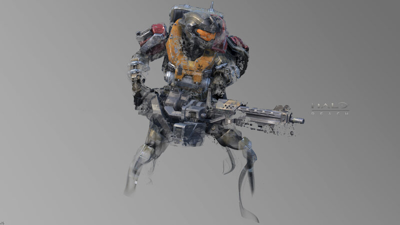 Halo Reach soldier concept art