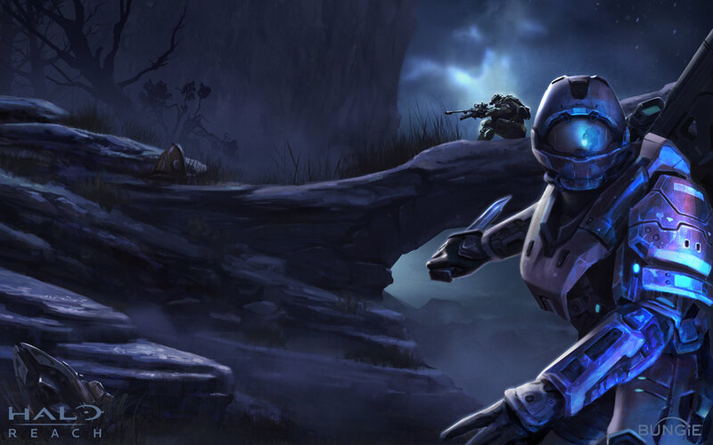 Halo Reach soldier in combat