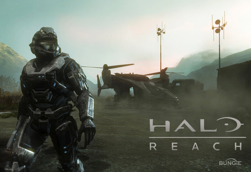 Halo Reach soldier in combat gear