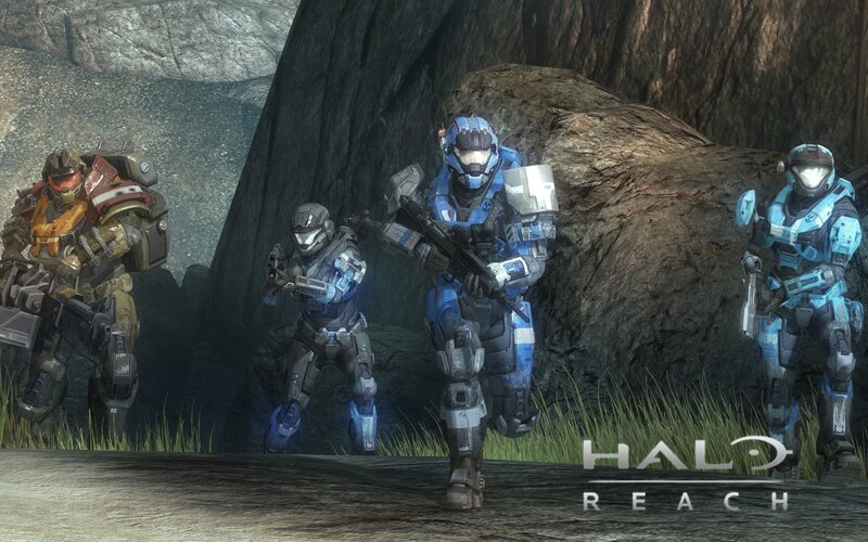Halo Reach soldiers in combat