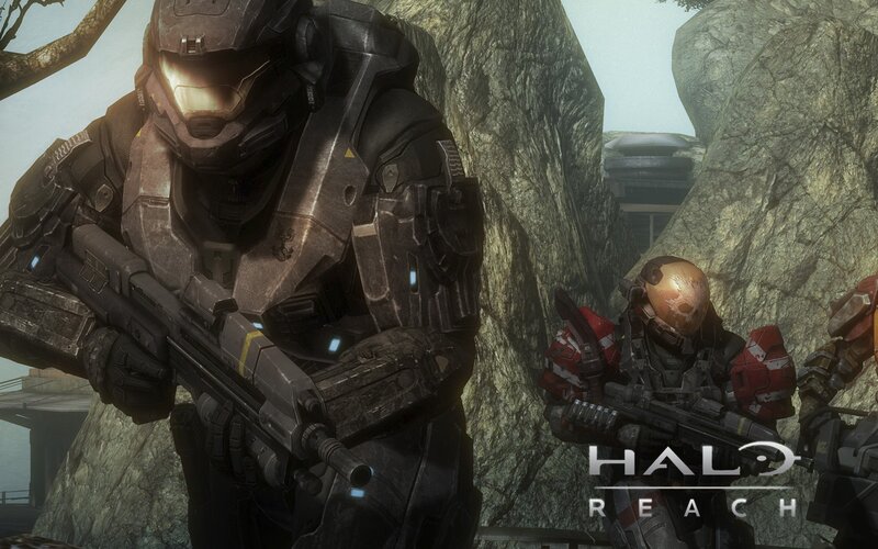 Halo Reach soldiers in combat