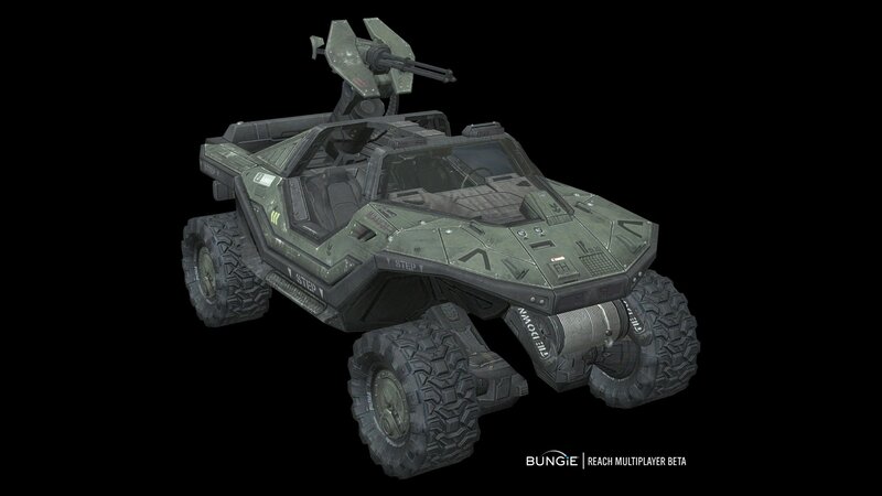 Halo Reach Warthog vehicle