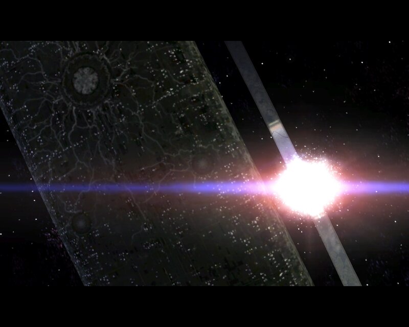 Halo Ring Structure — Black, Dramatic, Night