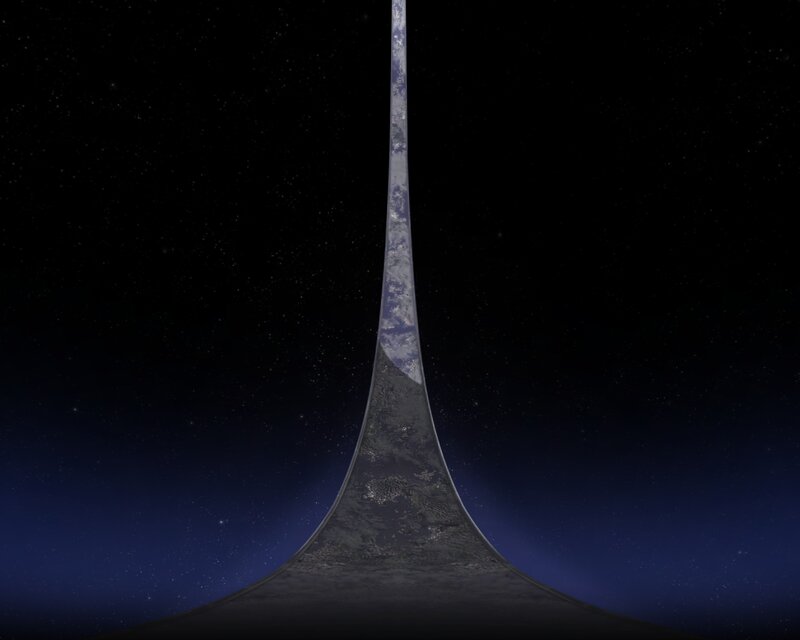 Halo Ring Structure — Black