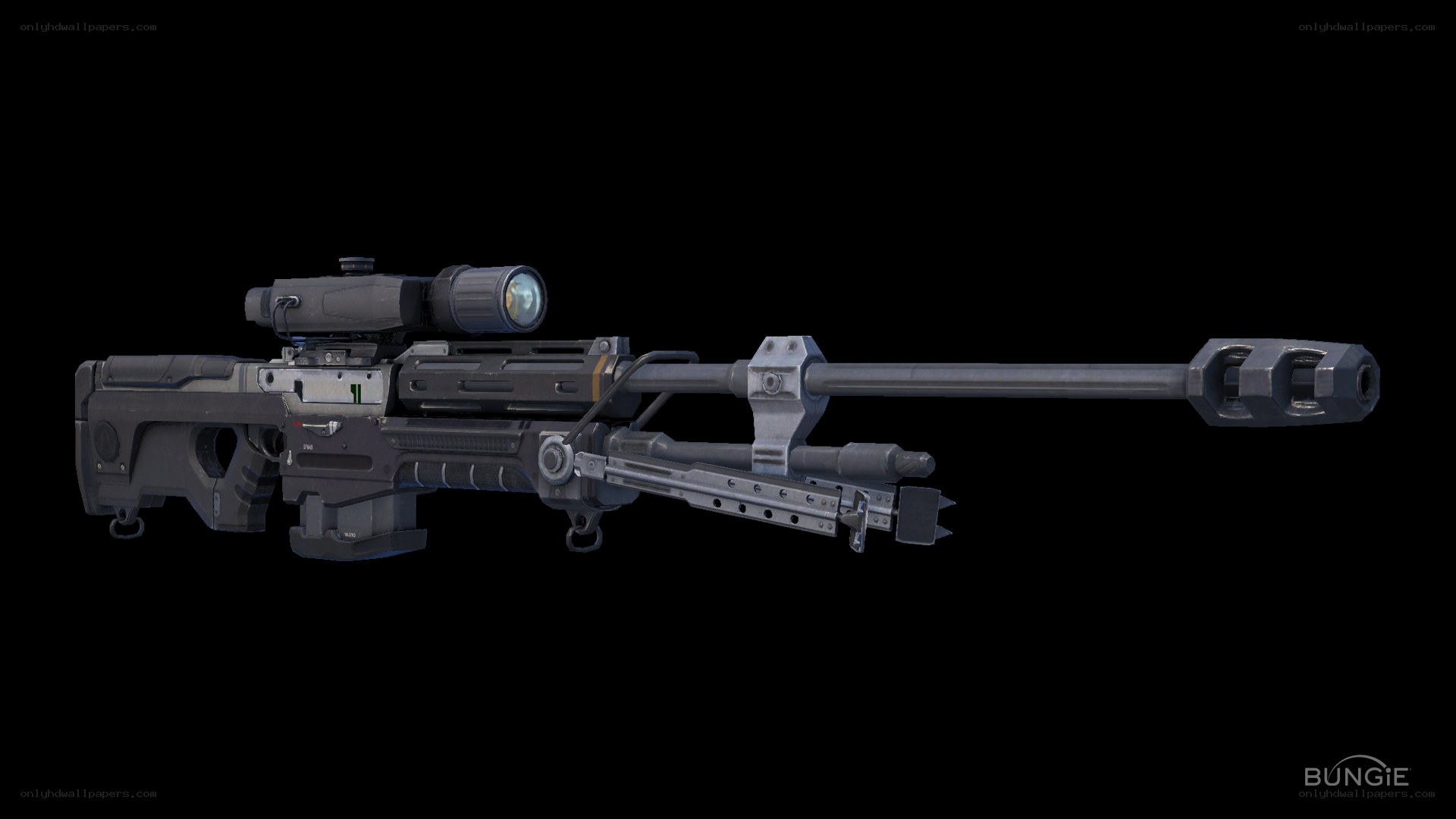Halo sniper rifle model