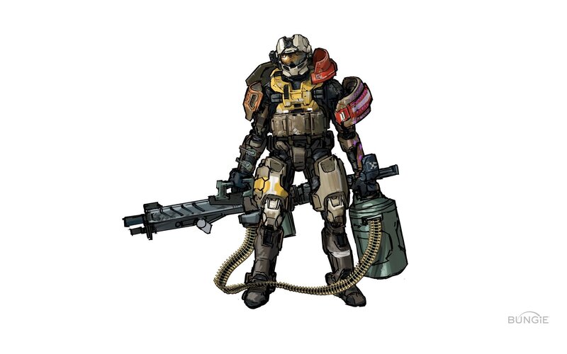 Halo soldier concept art