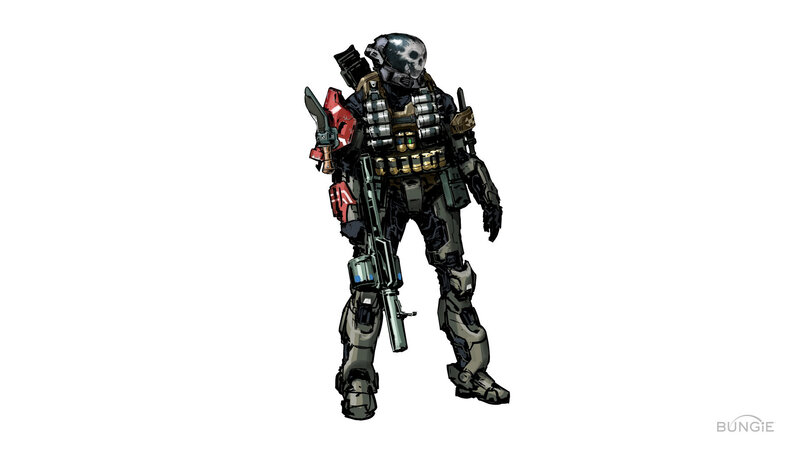 Halo soldier concept art