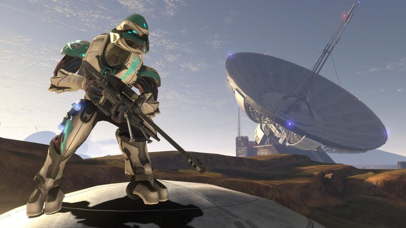 Halo soldier with rifle