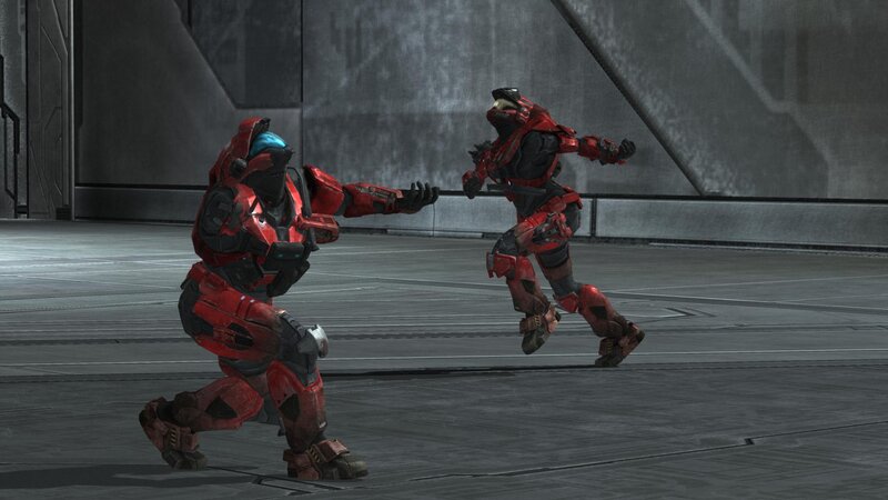 Halo soldiers in combat