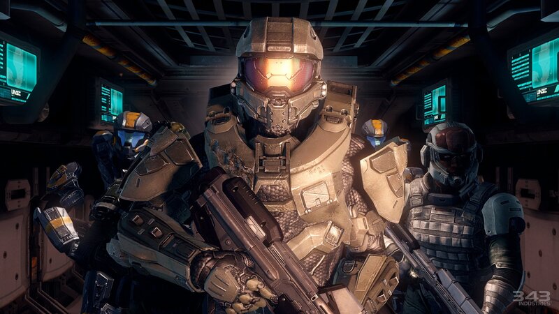 Halo soldiers in combat gear