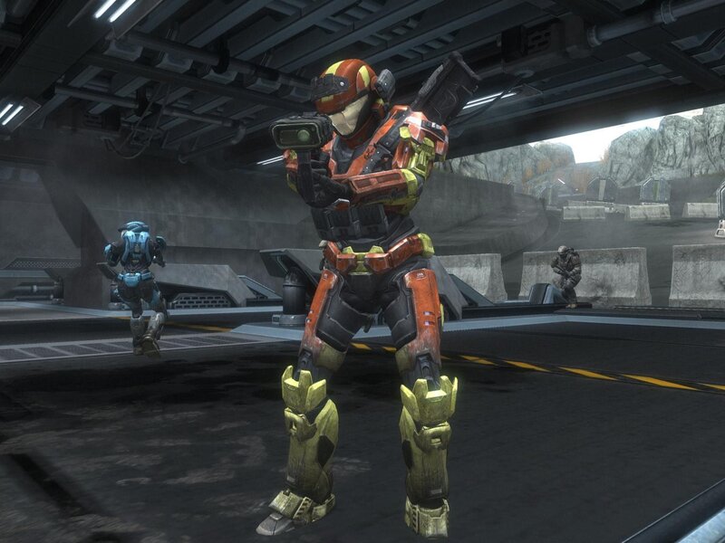 Halo soldiers in combat gear