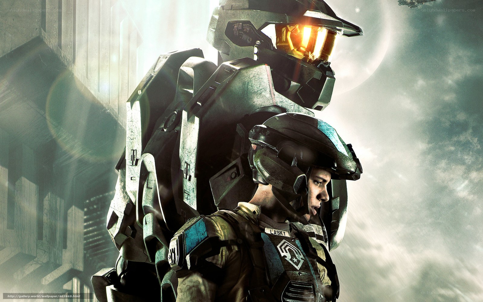 Halo soldiers in combat gear