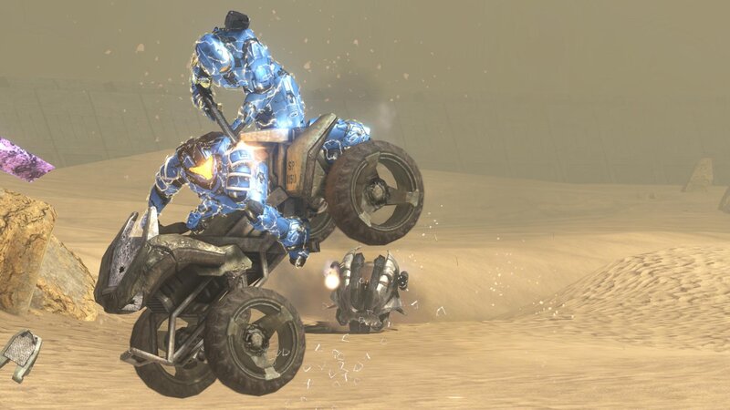 Halo soldiers on motorcycles