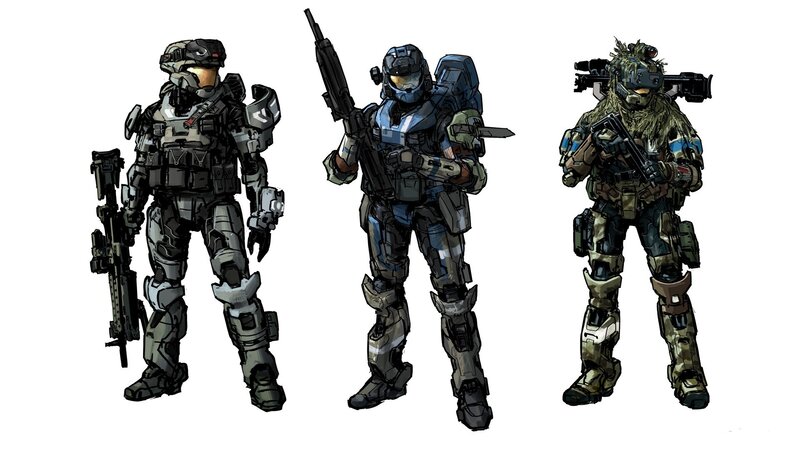 Halo Spartan concept art