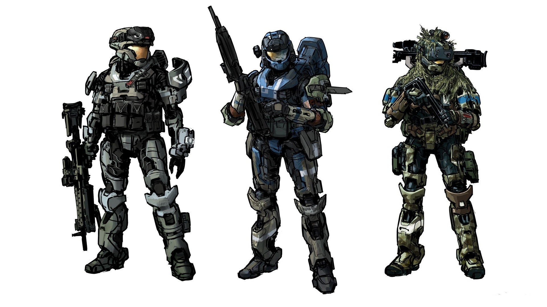 Halo Spartan concept art