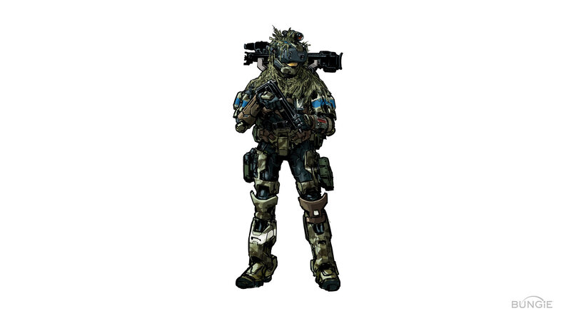 Halo Spartan in Camouflage
