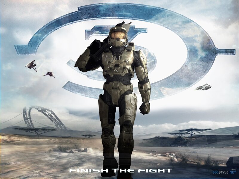 Halo Spartan in combat