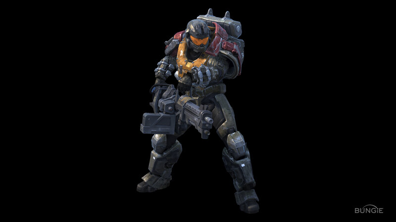 Halo Spartan in combat armor