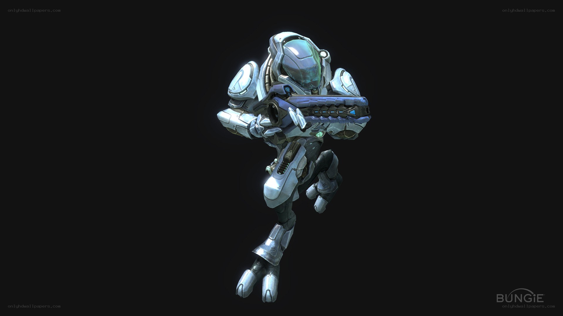 Halo Spartan in combat pose