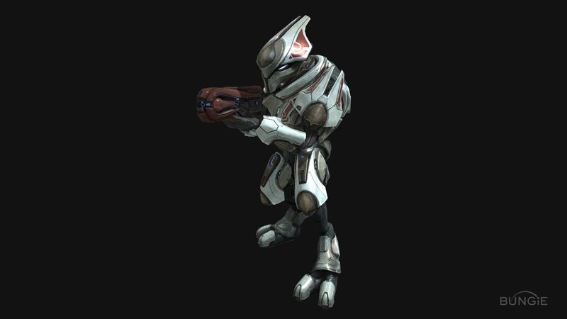 Halo Spartan in combat stance