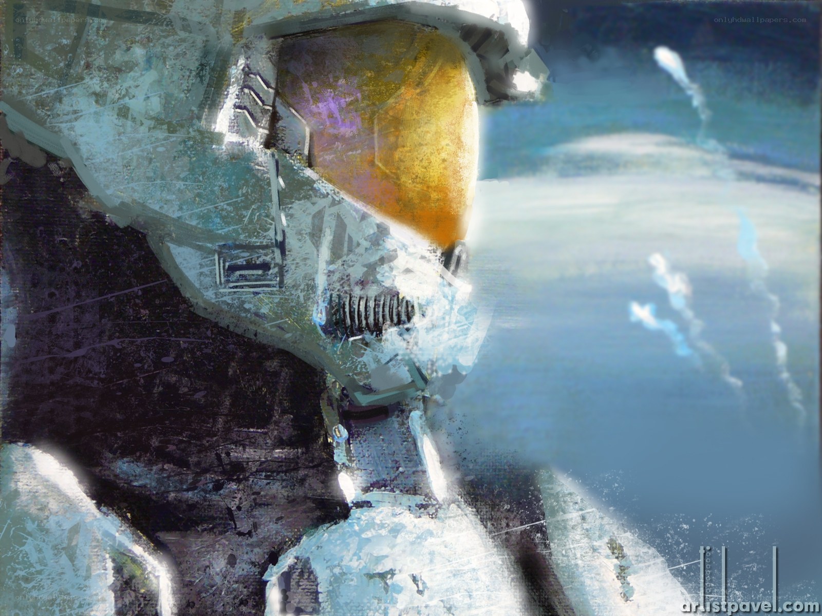 Halo Spartan in combat