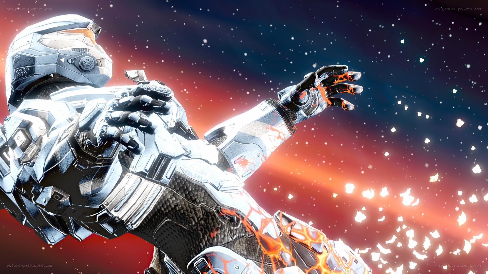 Halo Spartan in space