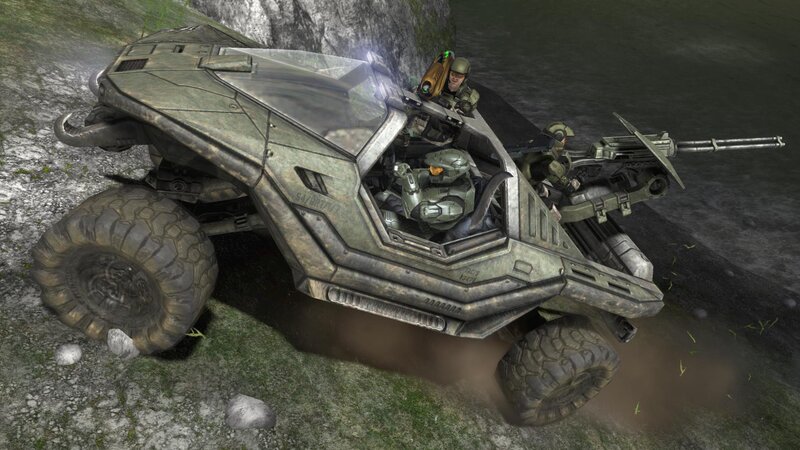 Halo vehicle in combat